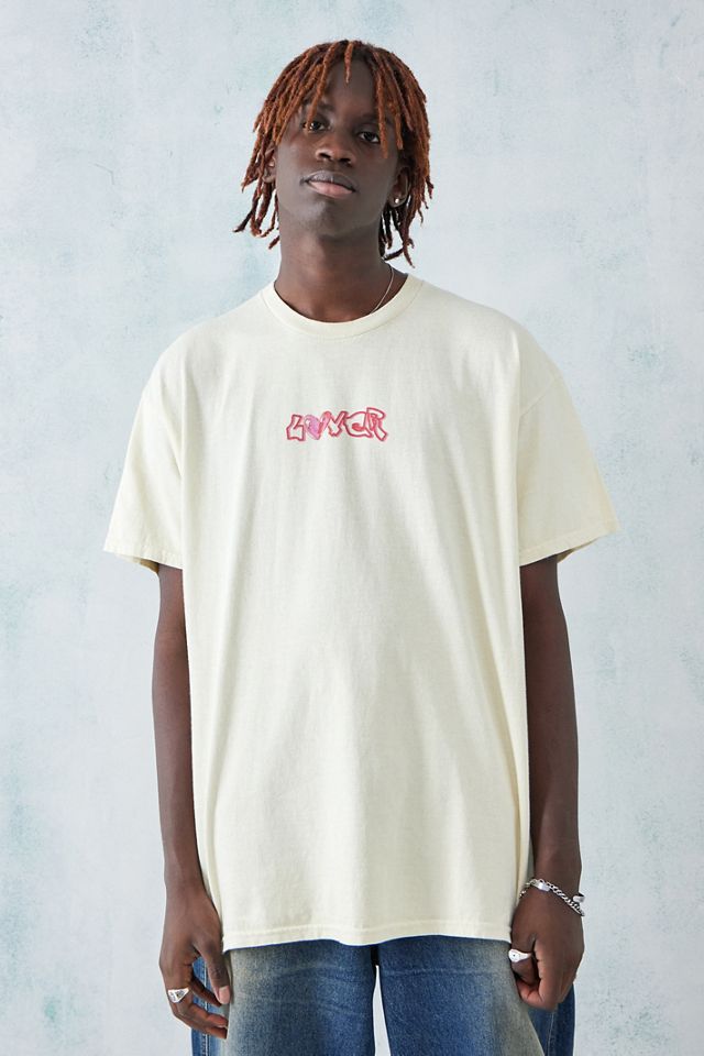UO - T-shirt graffiti Lover blanc  #1
