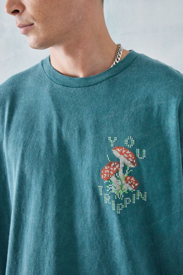 UO Teal You Trippin T-Shirt | Urban Outfitters UK