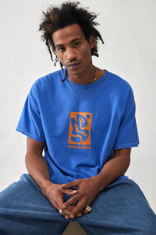 university blue t shirt