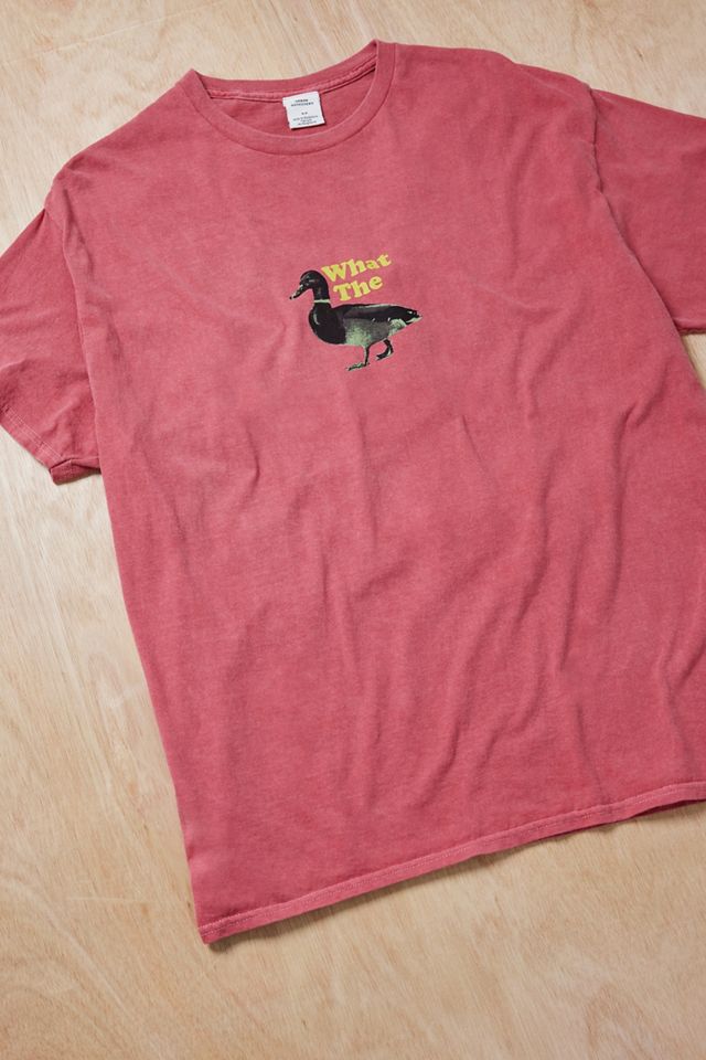 UO Red What The Duck T-Shirt  #5