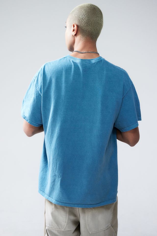 T-shirt UO Bleu Mini Motif Montagne #3