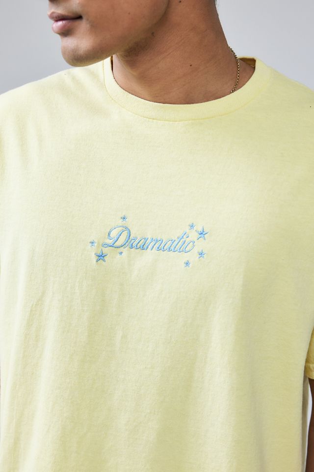 UO Yellow Dramatic T-Shirt | Urban Outfitters UK