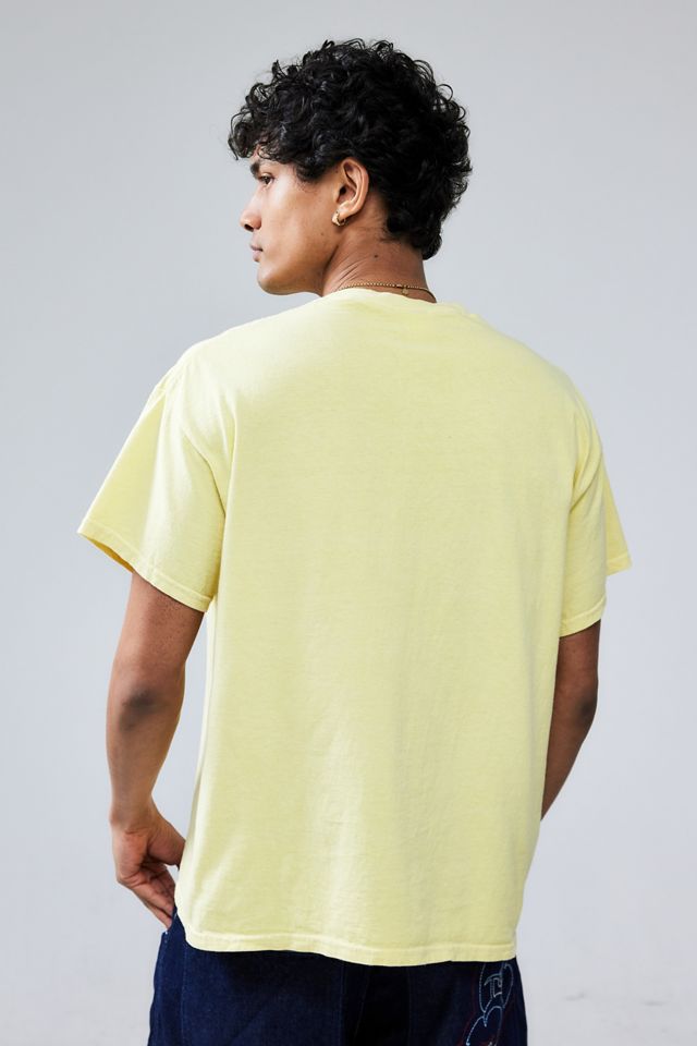 UO Yellow Dramatic T-Shirt | Urban Outfitters UK