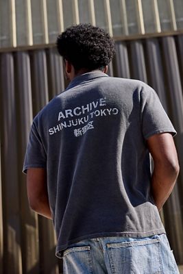 Archivis Top Polo Archive Nero Slavato