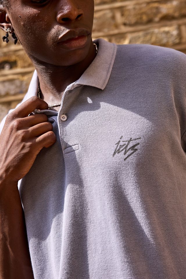 iets frans... Script Shrunken Polo Shirt #3