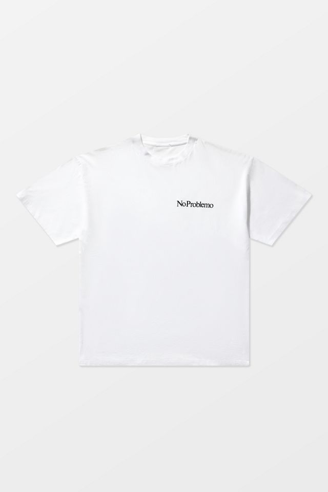 Camiseta No Problemo Mini Logo Blanca #4