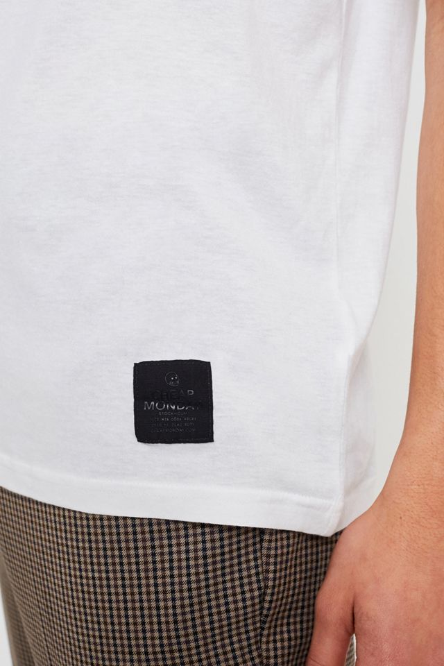 Economico lunedì spaziosa T-shirt bianca #3