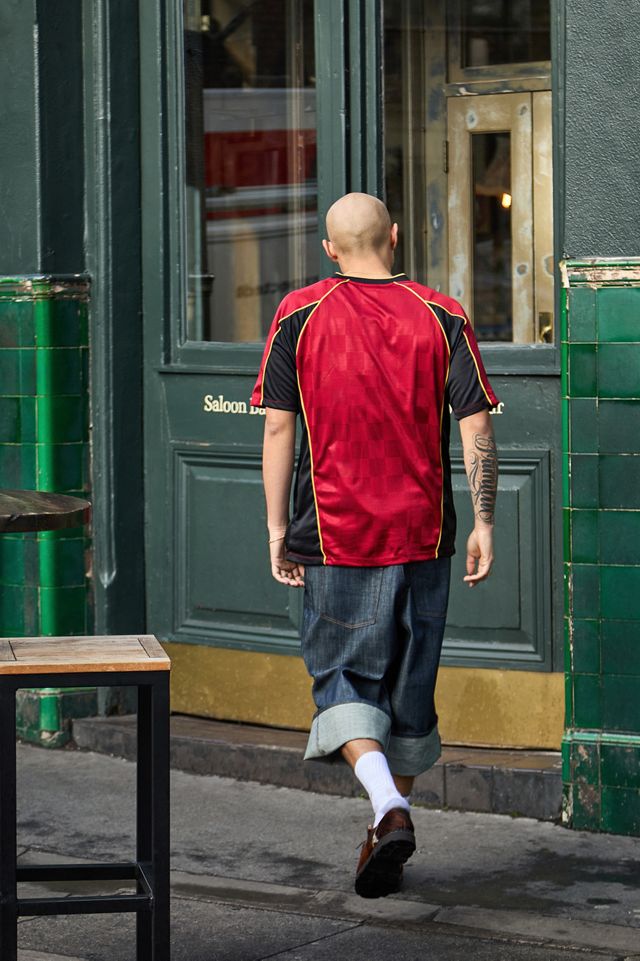 Umbro Rotes Dahlia Panelled T-Shirt #4
