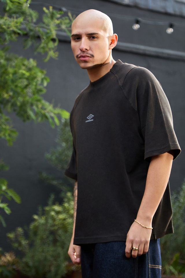 Umbro Black Washed High Neck T-Shirt #2