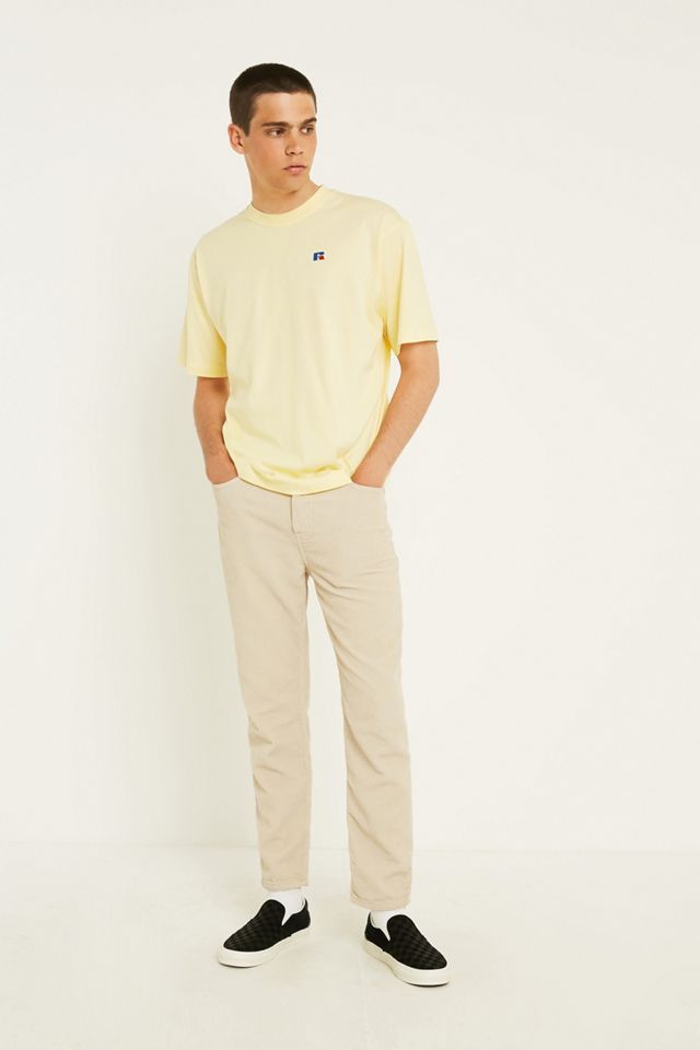 Russell Athletic Yellow Logo T-Shirt #1