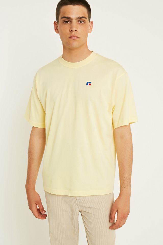 Russell Athletic Yellow Logo T-Shirt #2