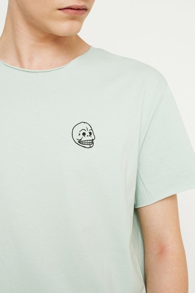 Cheap Monday Line Skull Mint T-shirt #1