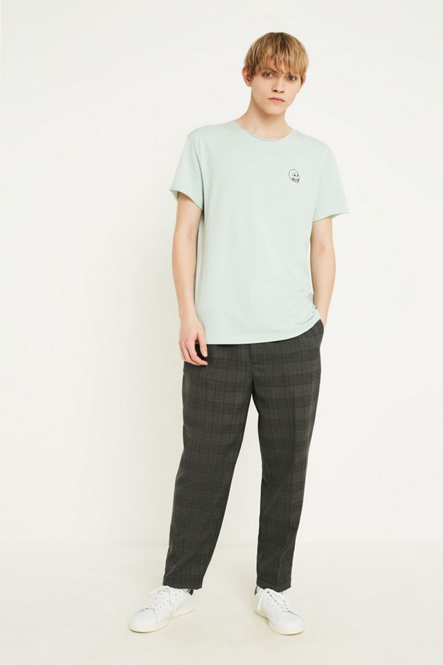 Cheap Monday Line Skull Mint T-shirt #2