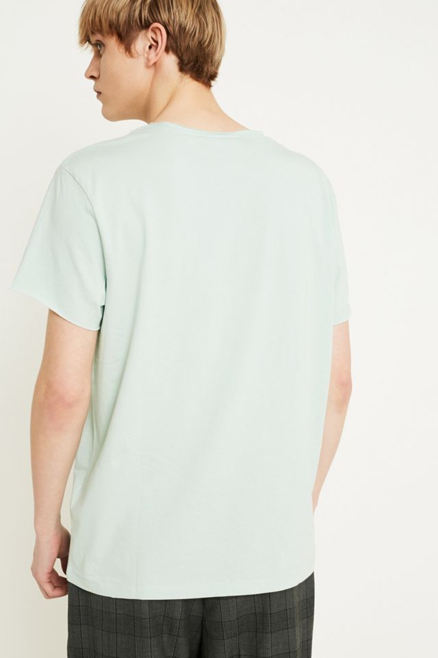 Cheap Monday Line Skull Mint T-shirt #3