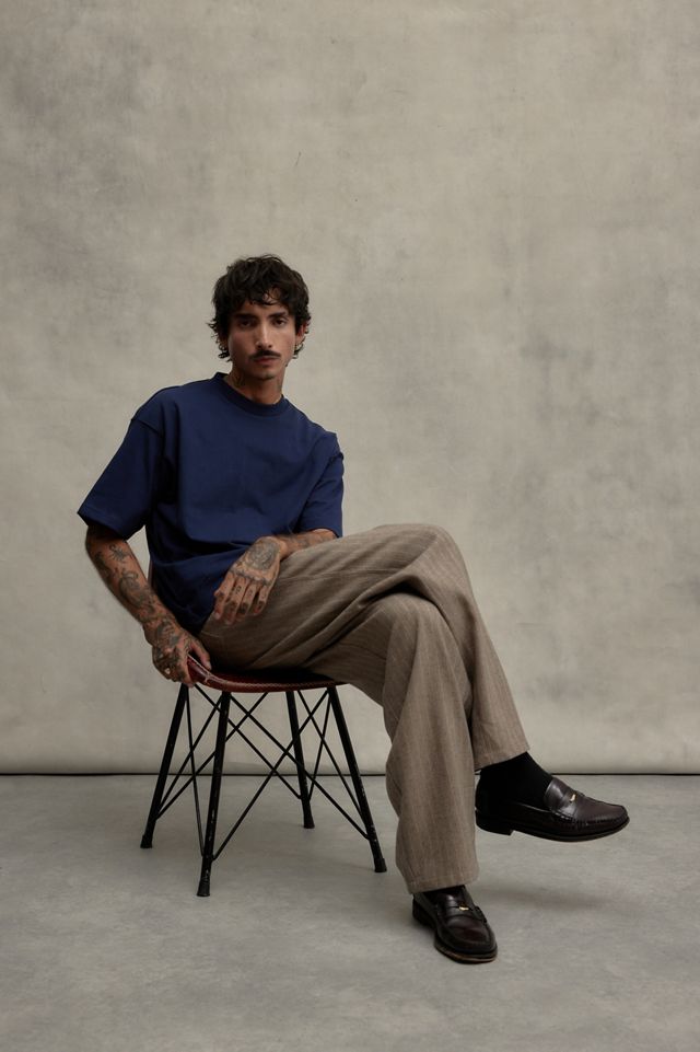 Loom Navy Premium T-Shirt #1