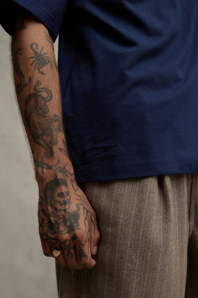 Loom Navy Premium T-Shirt #2