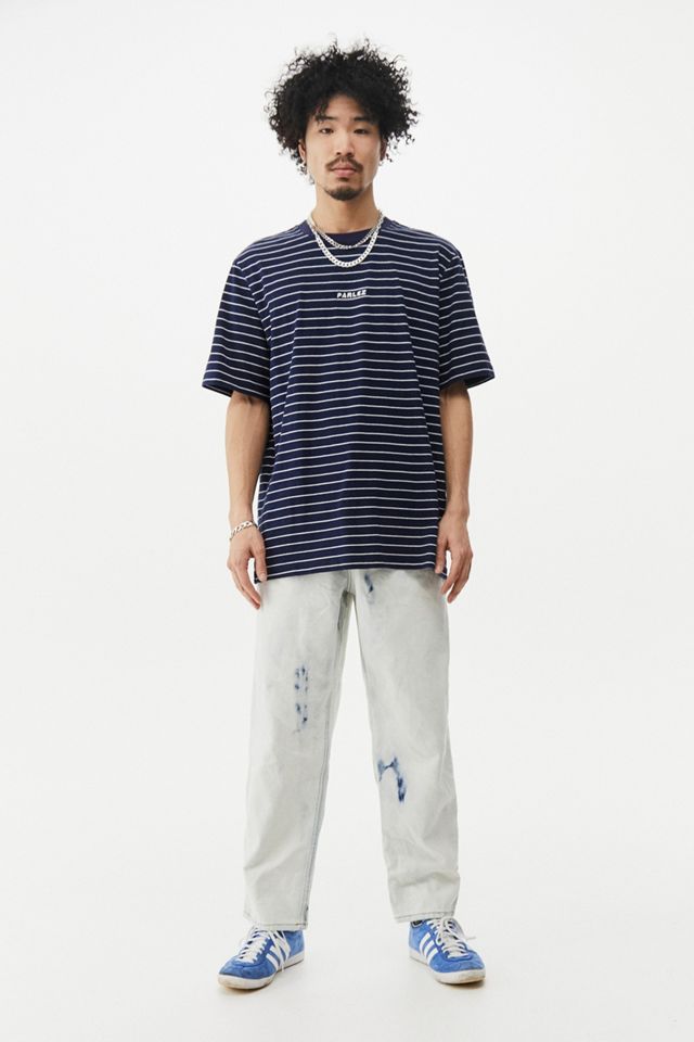 Parlez - T-shirt rayé Ladsun bleu marine #1