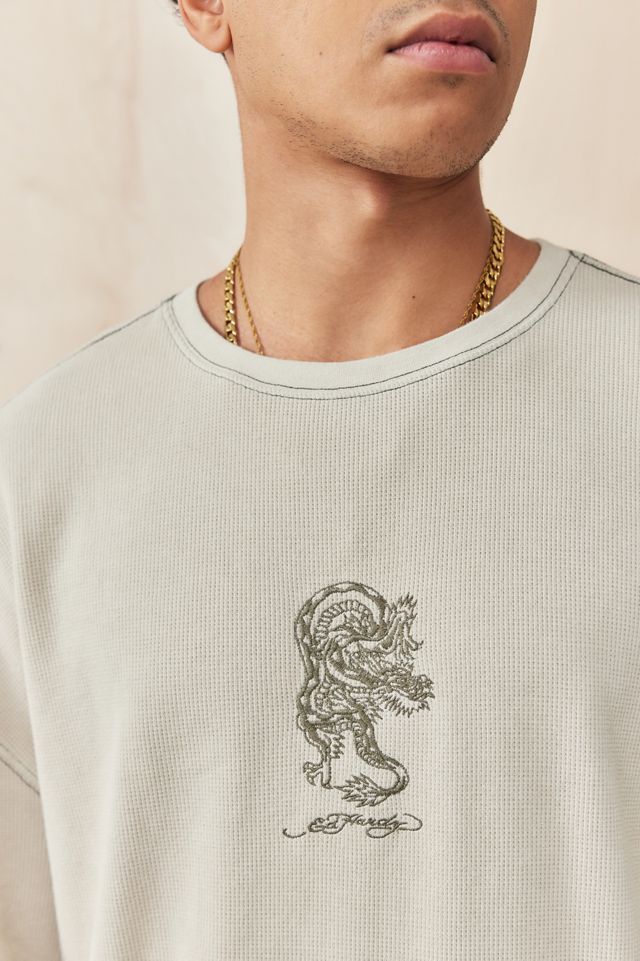 Ed Hardy UO Exclusive Dragon Soul Waffle T-Shirt  #2