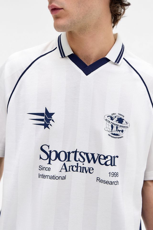 iets frans... T-shirt de football blanc à manches courtes #1