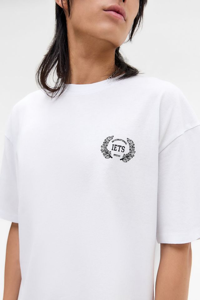 iets frans... Weißes T-Shirt mit Kranz #2
