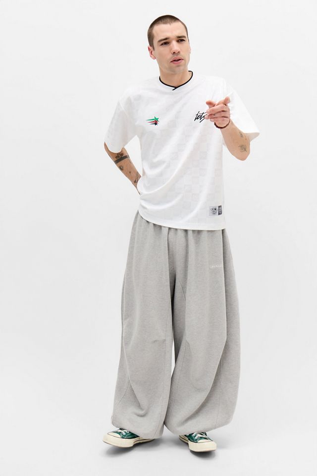 iets frans... White Check Short Sleeve Football Shirt #2