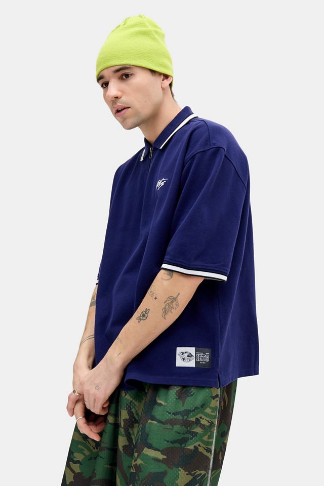 iets frans... Navy Short Sleeve Polo Shirt #1
