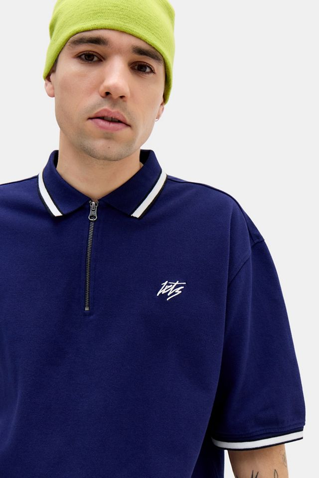 iets frans... Navy Short Sleeve Polo Shirt #2
