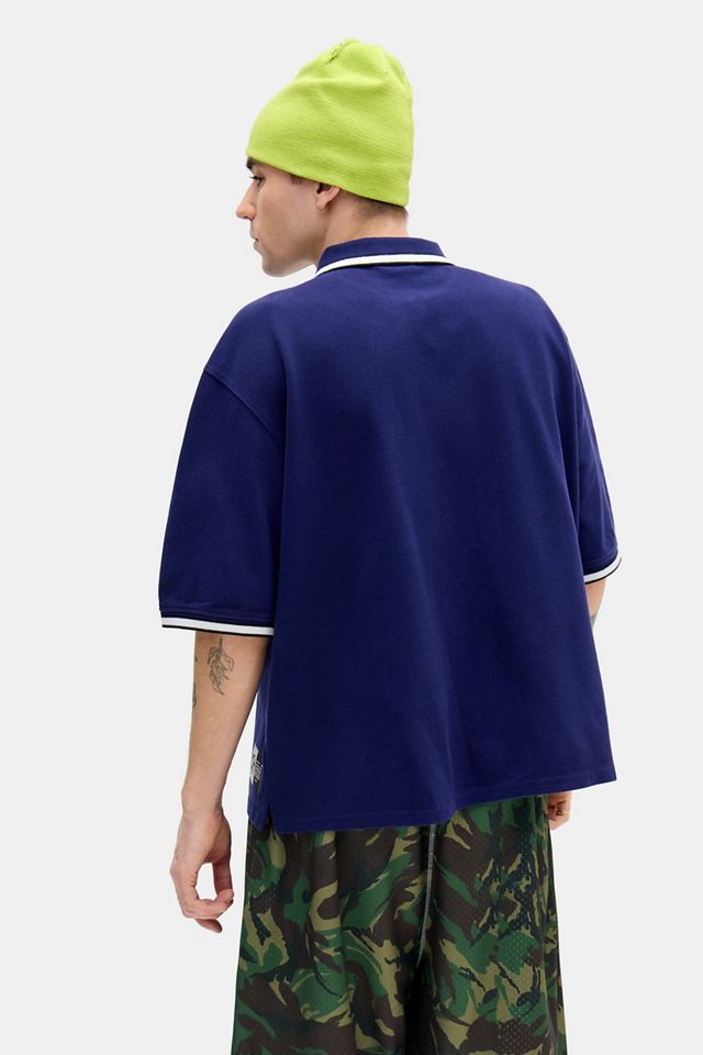 iets frans... Navy Short Sleeve Polo Shirt #3