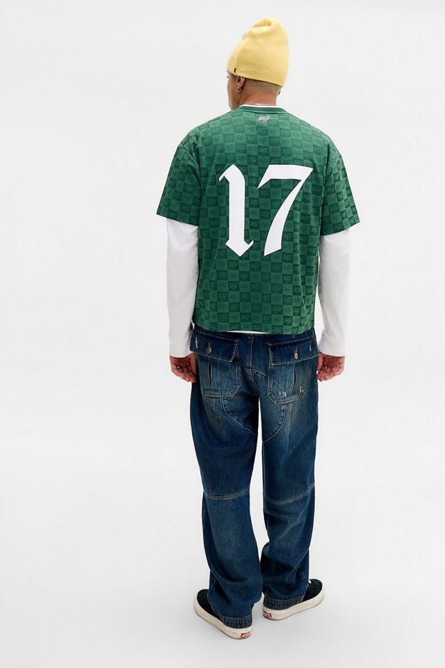 iets frans... Maglia da Calcio a Quadri Verdi a Maniche Corte #1