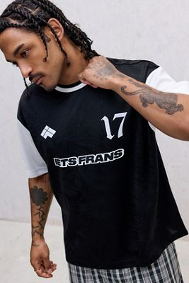 T-shirt de football botanique noir iets frans...
