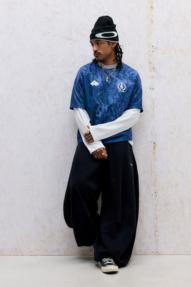 T-shirt de football dragon bleu iets frans... #1