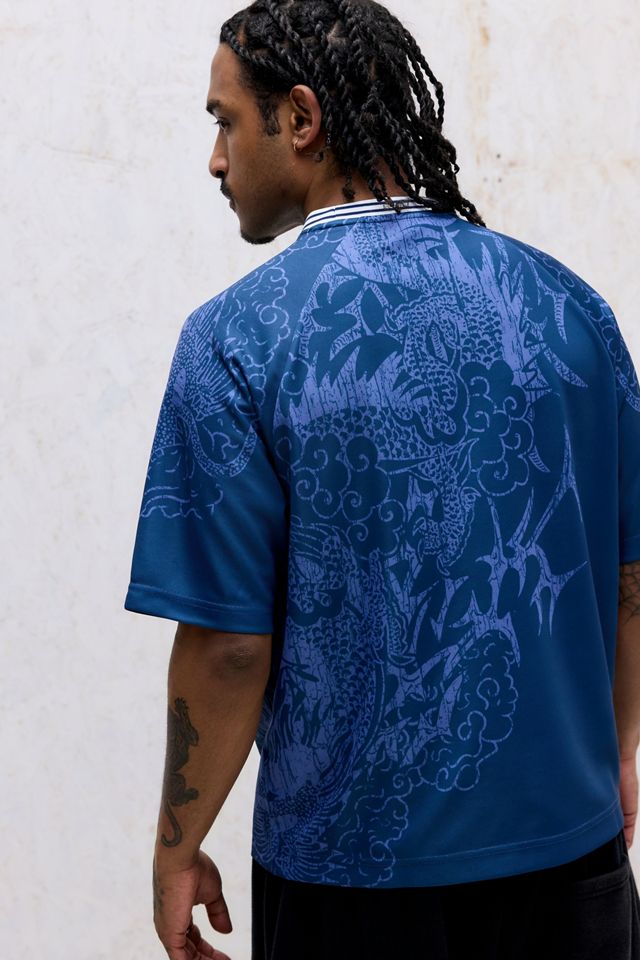 T-shirt de football dragon bleu iets frans... #3
