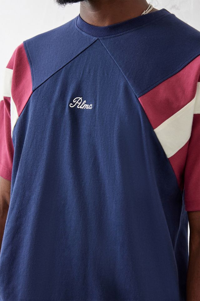 Alma De Ace Camiseta Naoki Azul Azul y Borgoña #1