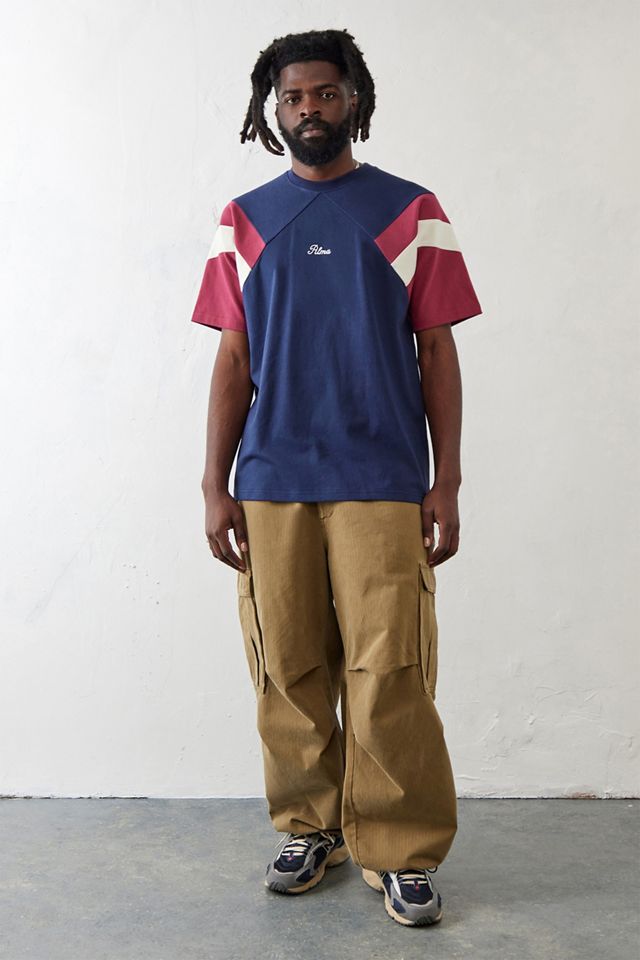 Alma De Ace Camiseta Naoki Azul Azul y Borgoña #2