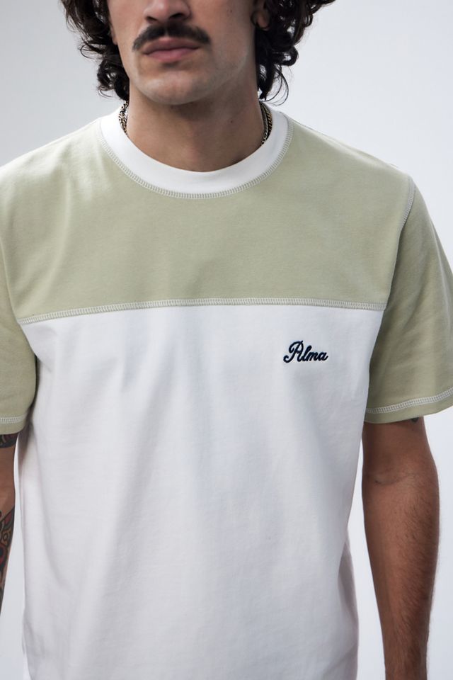 ALMA-U-TSHIRT - SAND IVORY STRIPE main image 0