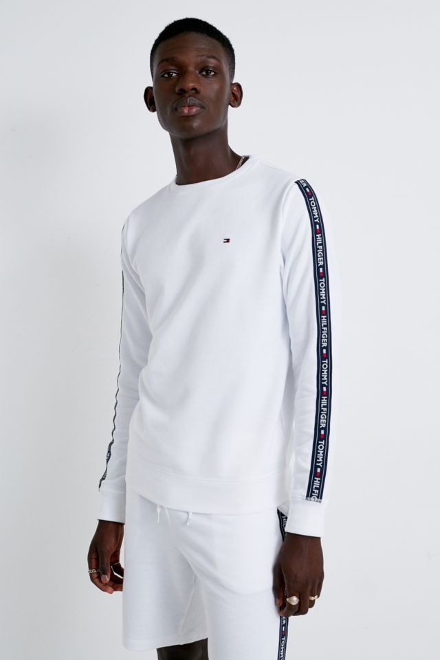 Tommy hilfiger lounge tape sweatshirt hotsell
