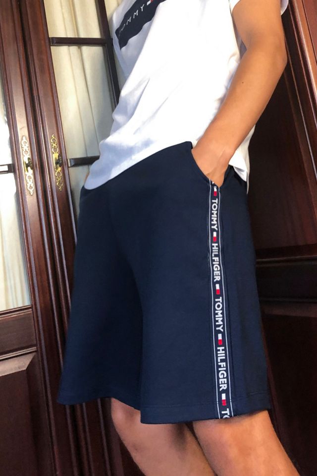 Tommy Hilfiger Taped Navy Lounge Track Shorts #2