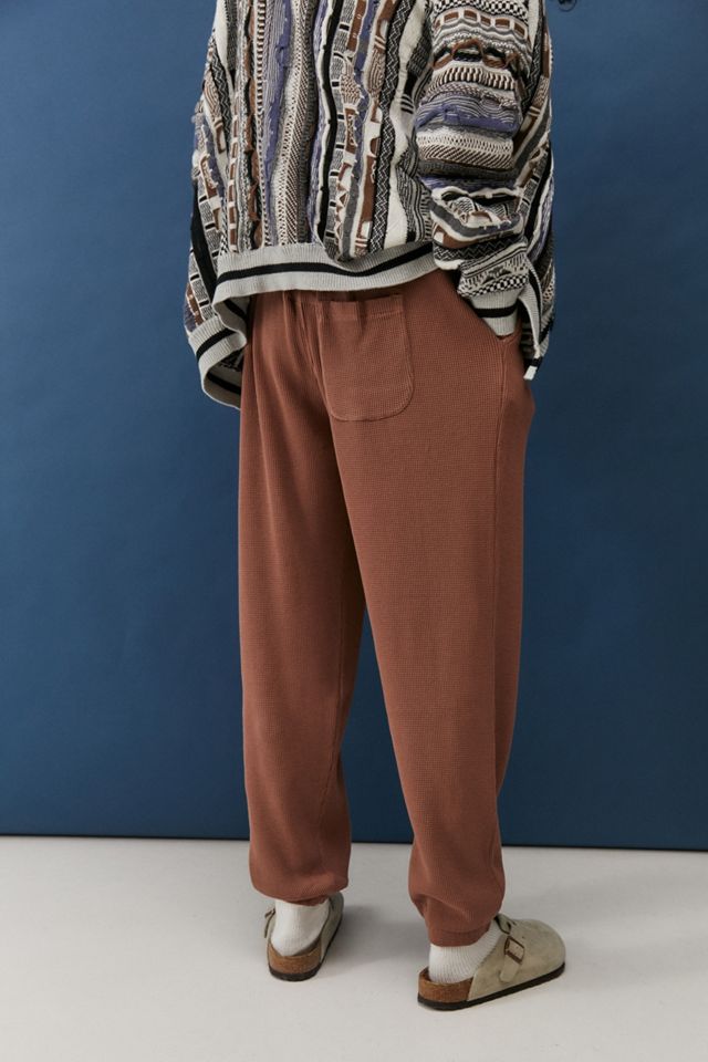 UO - Pantalons de jogging gaufré rouille | Urban Outfitters FR