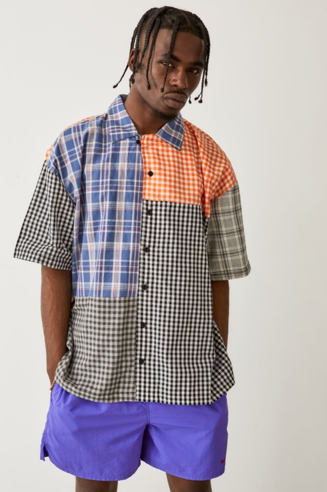 Commodity Stock Check Patchwork Shirt | Urban Outfitters UK