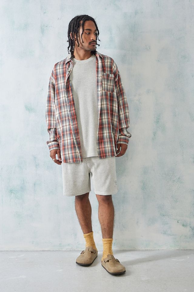 UO Oat Waffle Knit Lounge T-Shirt  #2