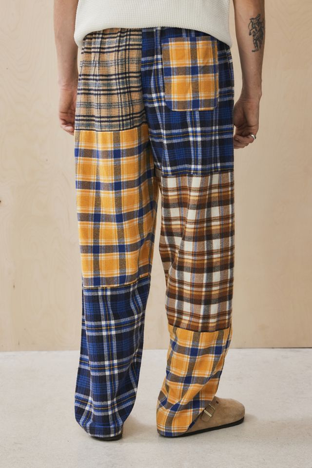 Joggers à carreaux patchwork UO #3