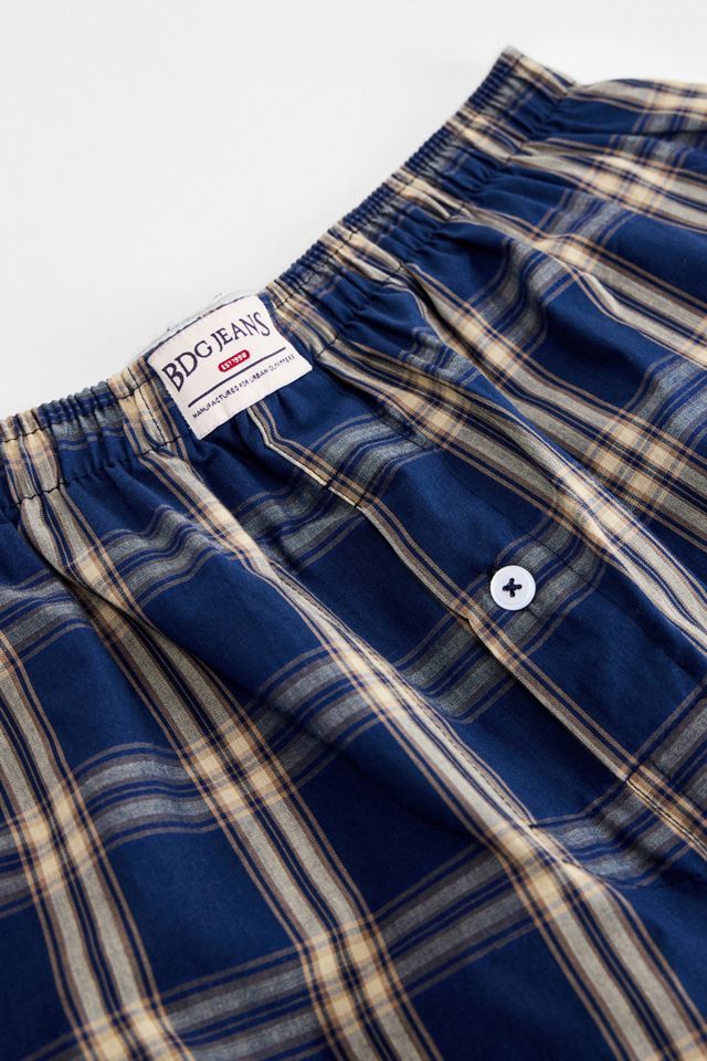 BDG Navy Woven Boxer Shorts #2
