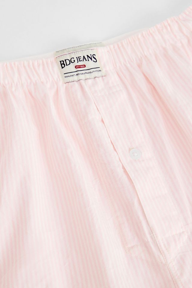 BDG Pink Stripe Boxer Shorts #2