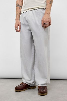 BDG Grey Striped Boxer Trousers