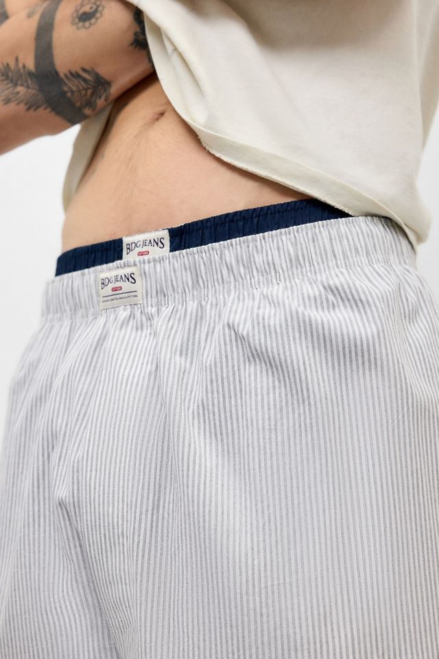 BDG Grey Striped Boxer Trousers #2