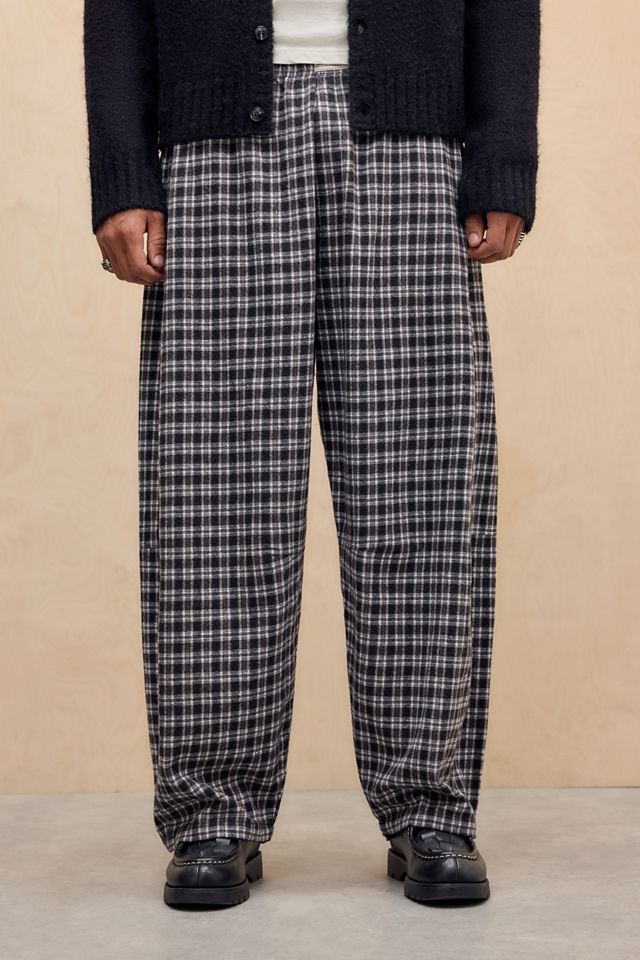 Joggers fuselés texturés à carreaux gris BDG #2