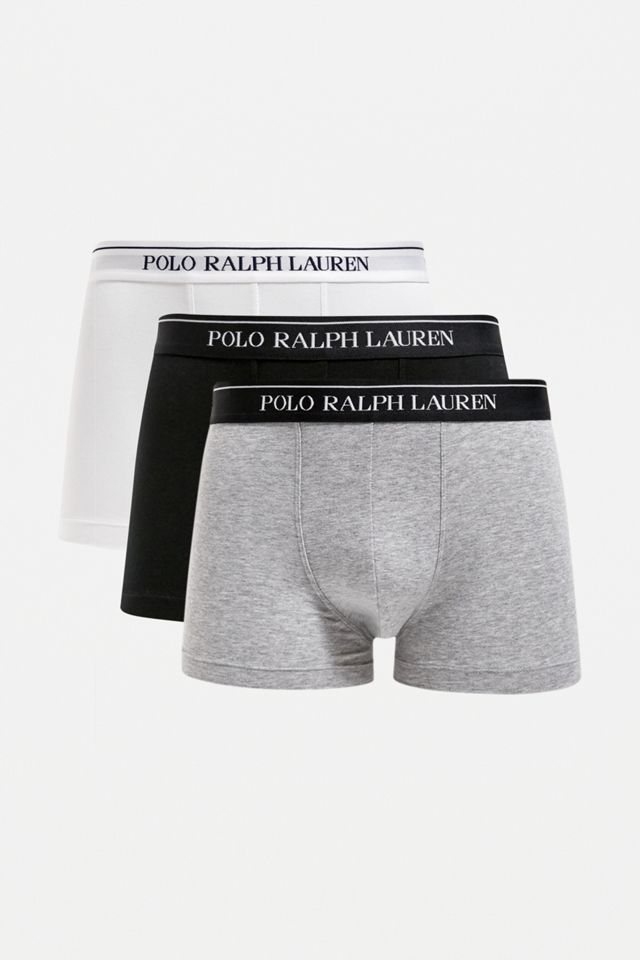 Polo Ralph Lauren Black, White & Grey Boxers 3-Pack | Urban Outfitters UK