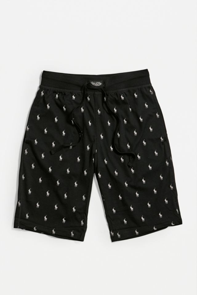 Black polo shorts online