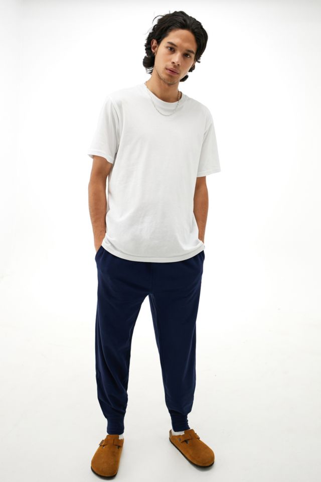 Polo Ralph Lauren Navy Fleece Lounge Joggers | Urban Outfitters UK