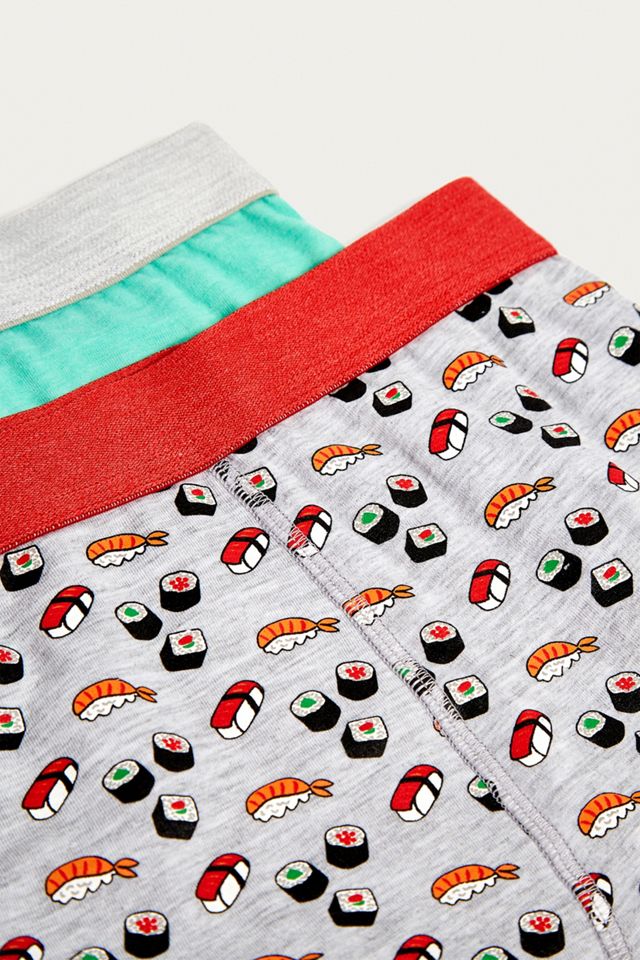 UO Sushi Print Boxer Trunks 2-Pack #1